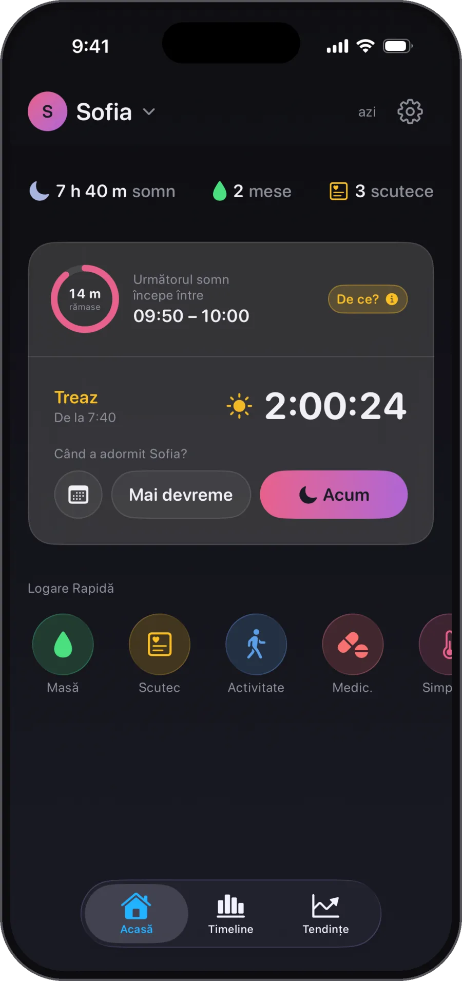 Stop. Nu mai ghici când adoarme copilul. Tipare reale, nu grafice generice